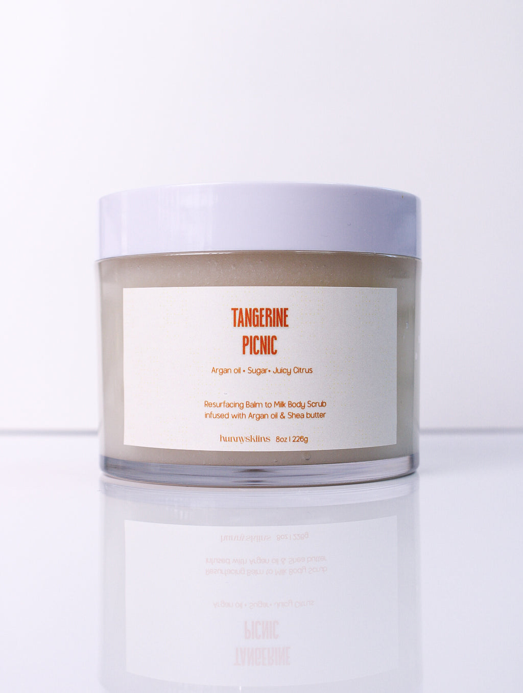 Tangerine picnic balm to milk body scrub