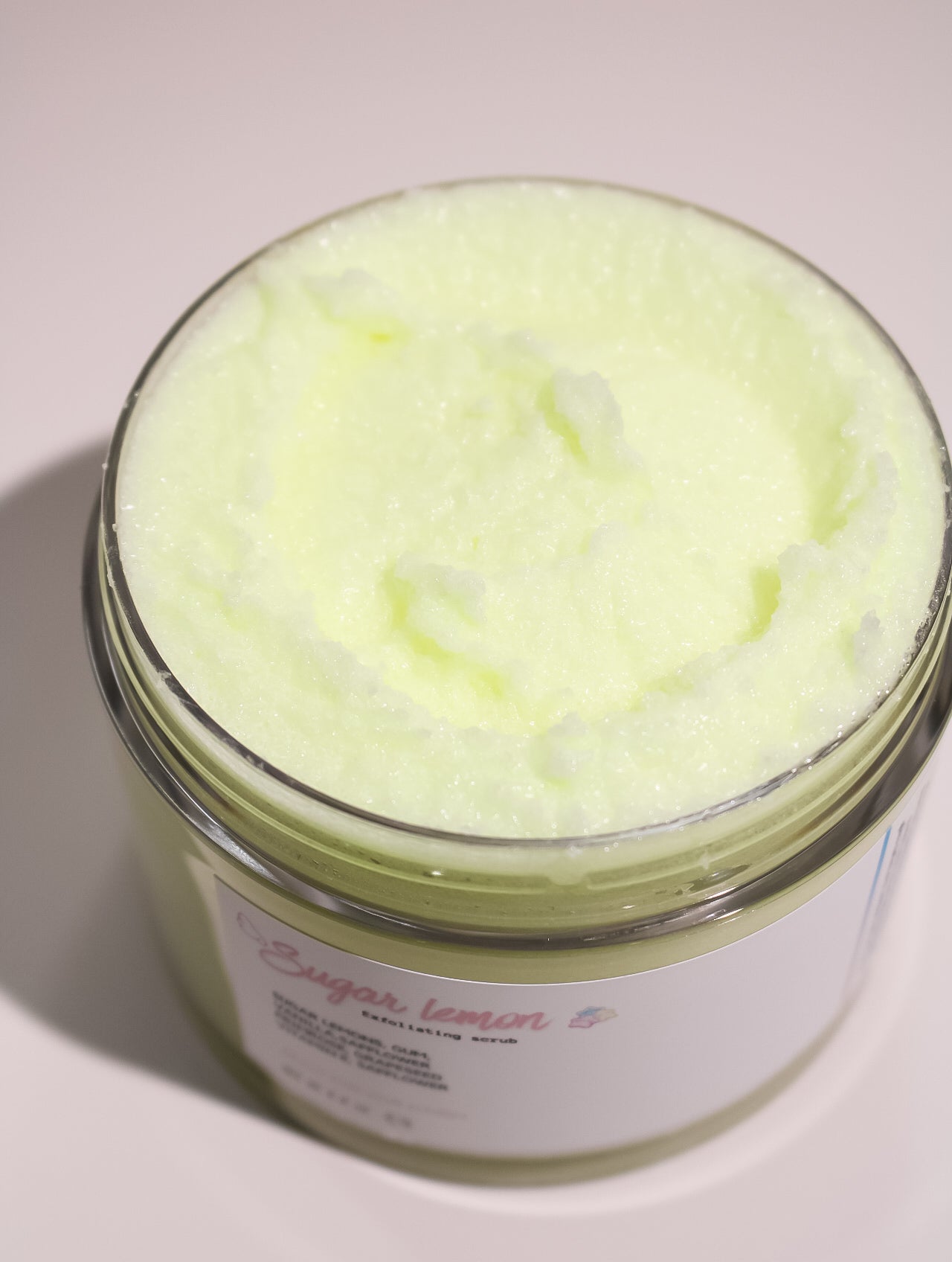 Sugar lemon body polish