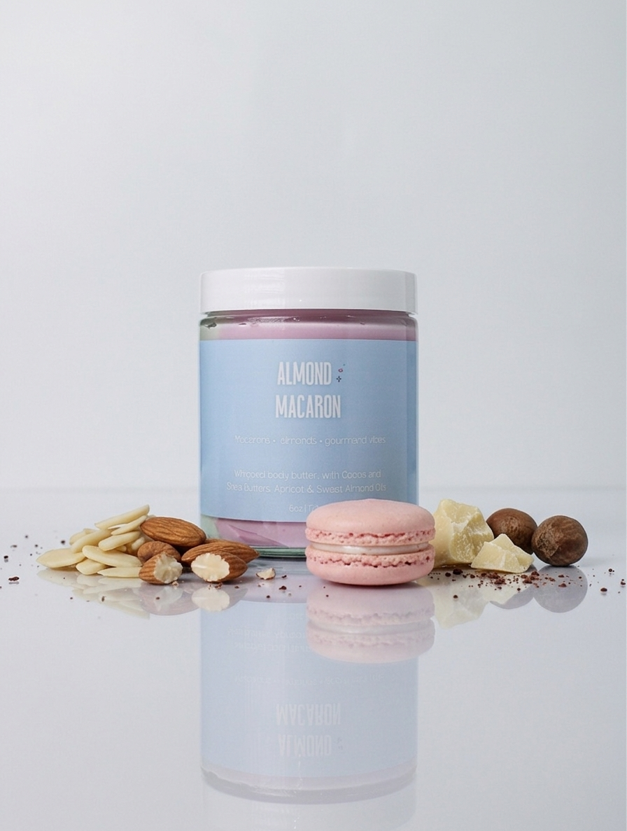 Almond macaron whipped bodybutter